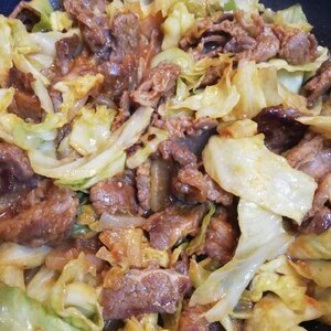 コチュジャンを入れて本格的回鍋肉風野菜炒め!